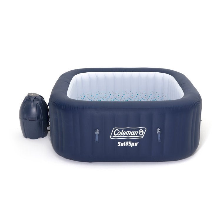 Coleman 4 – Person 114 – Jet Square Inflatable Hot Tub in Blue image 2