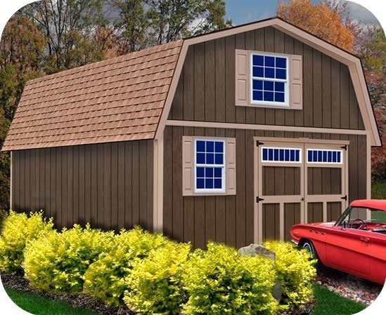 Best Barns Virginia 16×32 Wood Storage Garage image 0