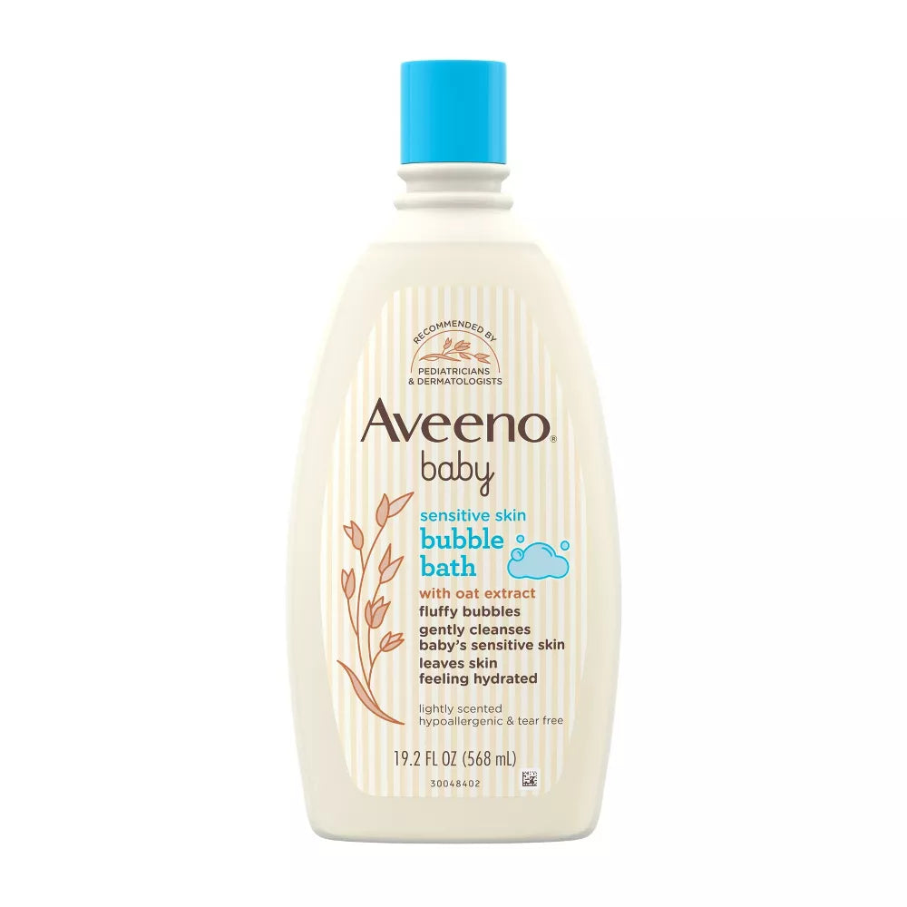 Aveeno Baby Bubble Bath for Sensitive Skin - 19.2oz/3pk