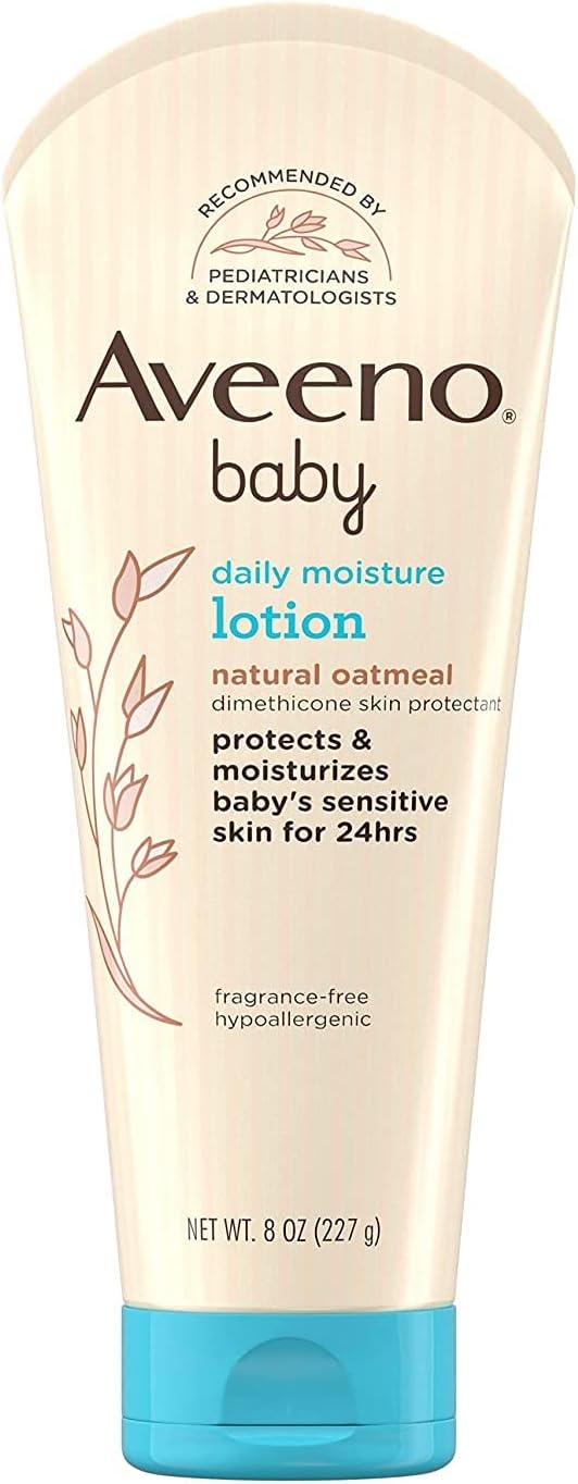 Aveeno Baby Daily Moisture Lotion Fragrance Free - 8oz/3pk