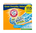 Arm & Hammer Powder Laundry Fresh Scent Plus OxiClean 115 Loads - 9.5lb/3pk 