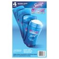 Secret Antiperspirant Deodorant Outlast Advanced Invisible Solid Completely Clean Scent for Women Pack of 4 - 2.6oz/270pk