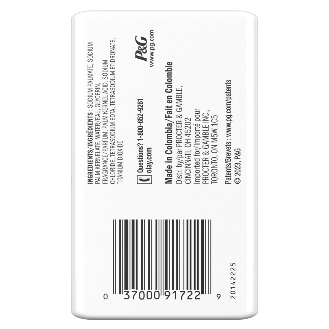 Olay Fresh Outlast Notes Of Cooling White Strawberry & Mint Beauty Bar with Vitamin B3 Complex 3.17 oz - 4ct/12pk