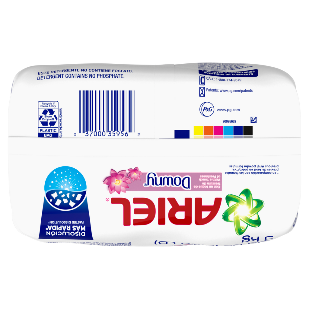 Ariel With A Touch Of Downy Freshness Powder Laundry Detergent 3.0kg 66 Loads - 105oz/6pk
