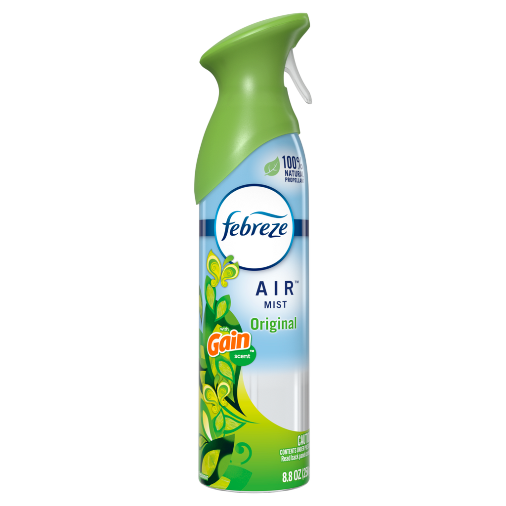 Febreze Air Freshener Spray Odor-Fighting Room Spray Gain Original Scent - 8.8oz/6pk