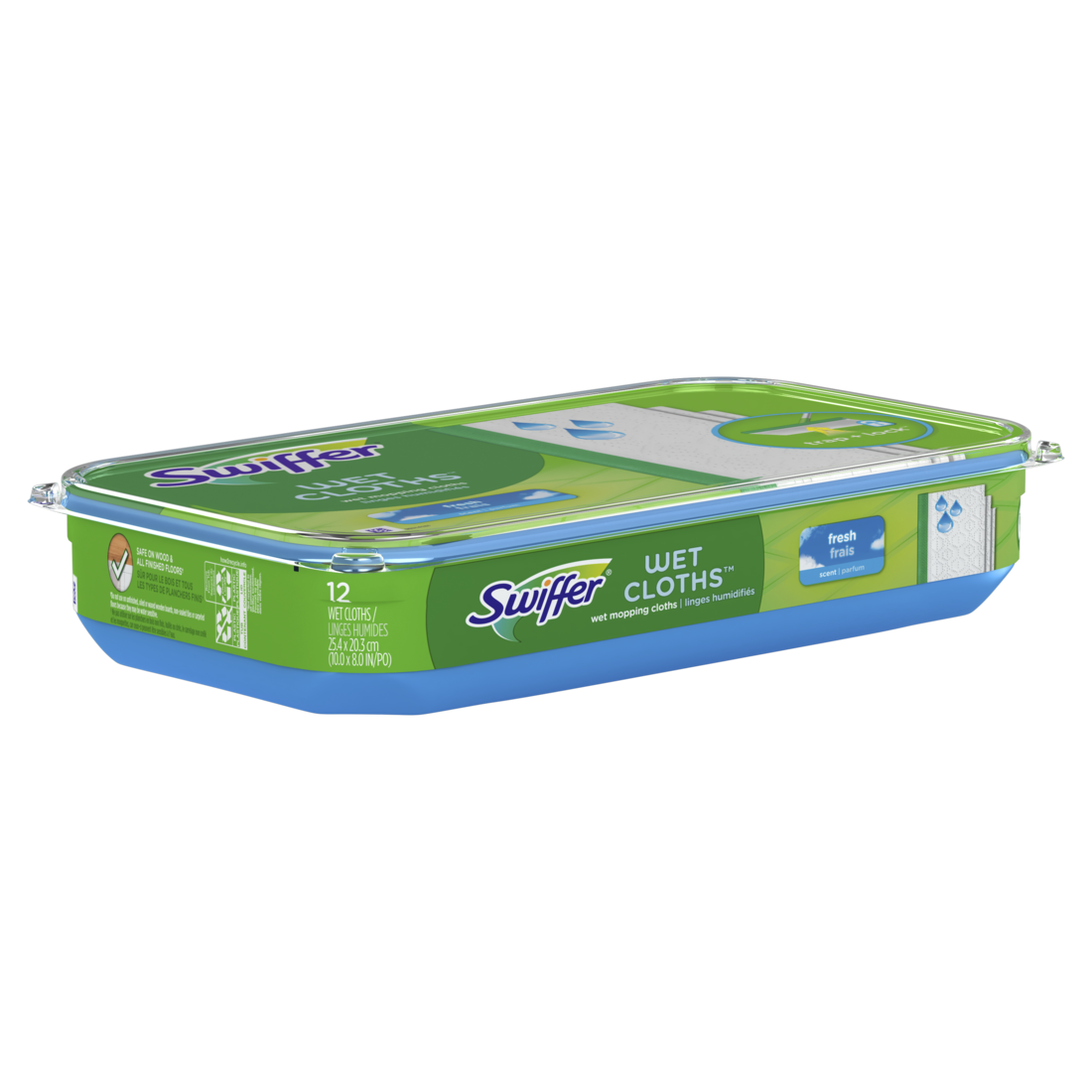 Swiffer Wet Mopping Cloths Fresh Scent - 12ct/12pk