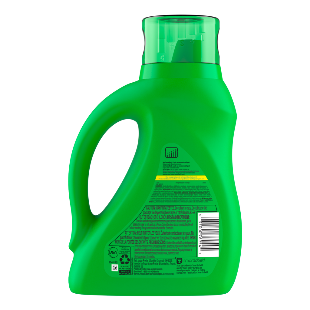 Gain Liquid Laundry Detergent Island Fresh Scent 32 Loads Freshness + Odor Fighting High Efficiency Washing Machine Iquid Cleaning Soap - 46oz/6pk