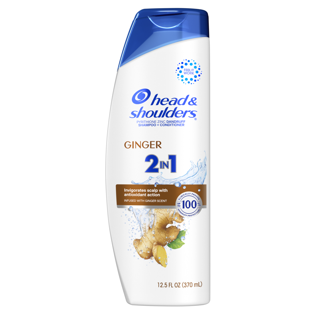 Head & Shoulders 2 in 1 Dandruff Shampoo and Conditioner Ginger - 12.5oz/6pk