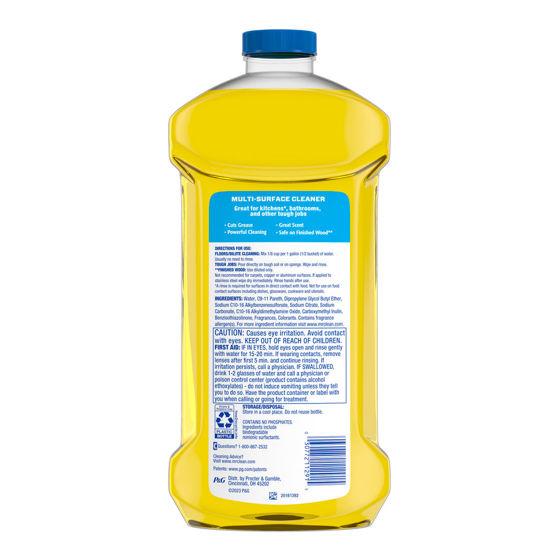 Mr. Clean 2X Concentrated Multi Surface Cleaner with Lemon Scent - 41oz/6pk