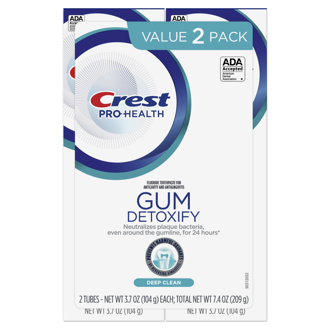 Crest Pro-Health Gum Detoxify and Restore Toothpaste Twin Pack - 3.7oz/6pk