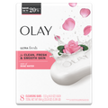 Olay Ultra Fresh Bath Bar with Notes of Rosewater - 8ct/4pk