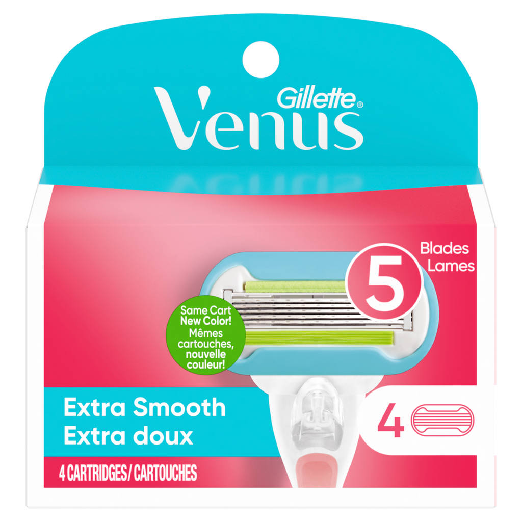Gillette Venus Extra Smooth Women's Razor Blade Refills - 4ct/6pk