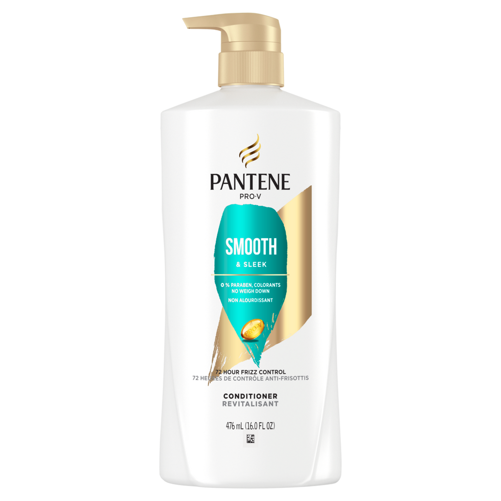 Pantene Smooth & Sleek 72 HR Smoothness Conditioner - 16oz/4pk
