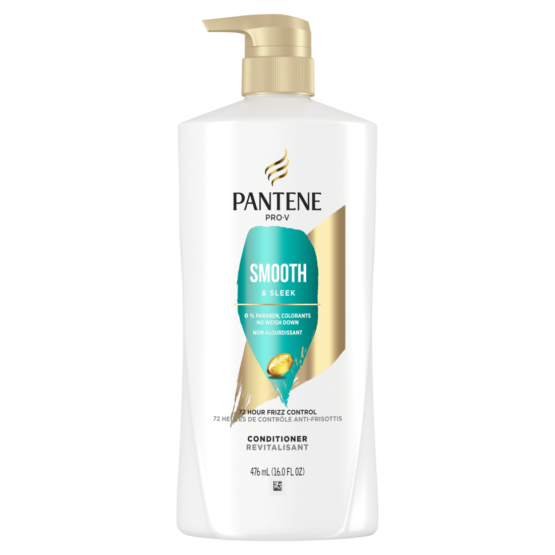 Pantene Smooth & Sleek 72 HR Smoothness Conditioner - 16oz/4pk