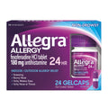 Allegra Allergy 24 hour Gelcaps (180mg) - 24ct/24pk