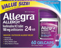 Allegra Allergy 24 hour Gelcaps (180mg) - 60ct/24pk
