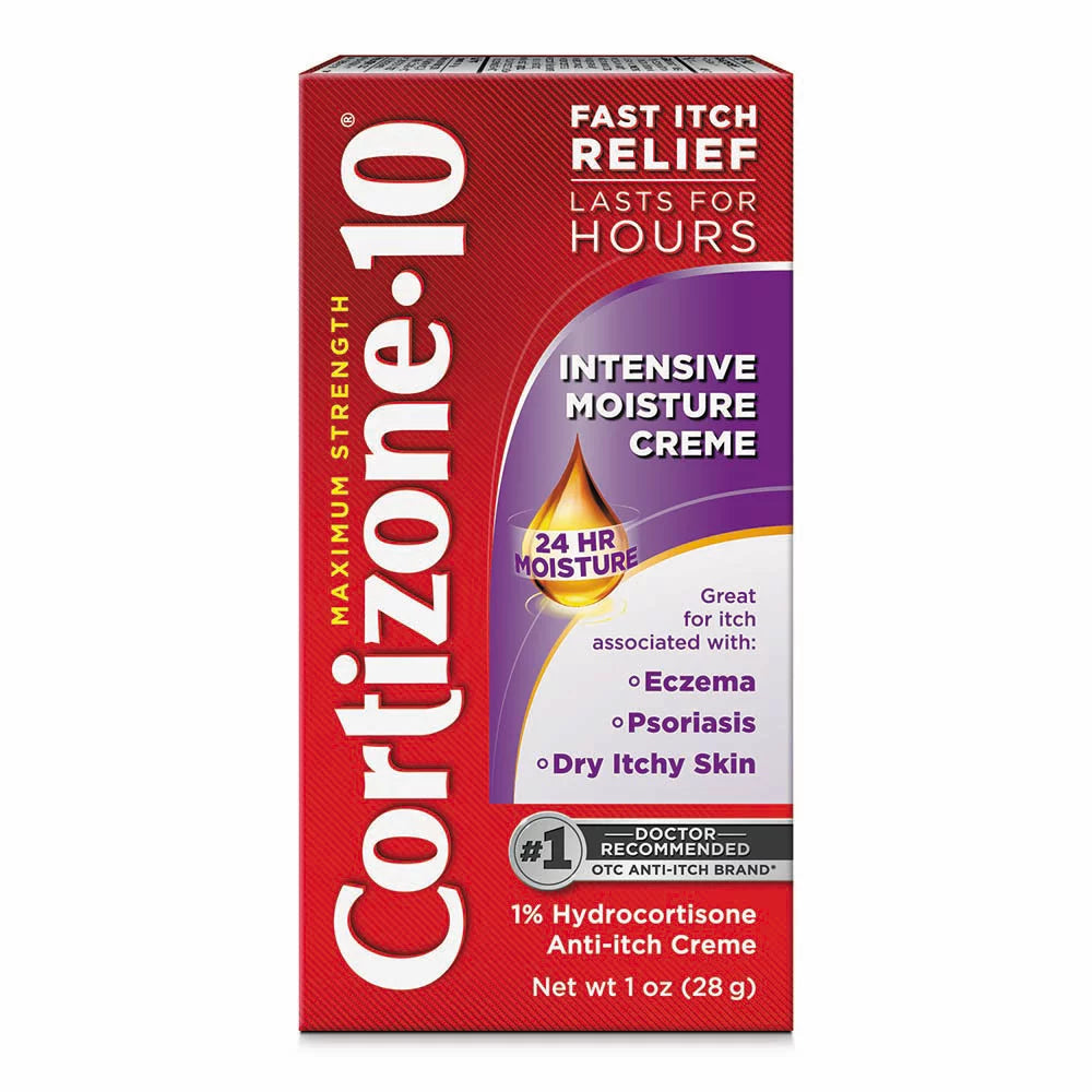 Cortizone 10 Maximum Strength Intensive Moisture Cream - 1oz/36pk