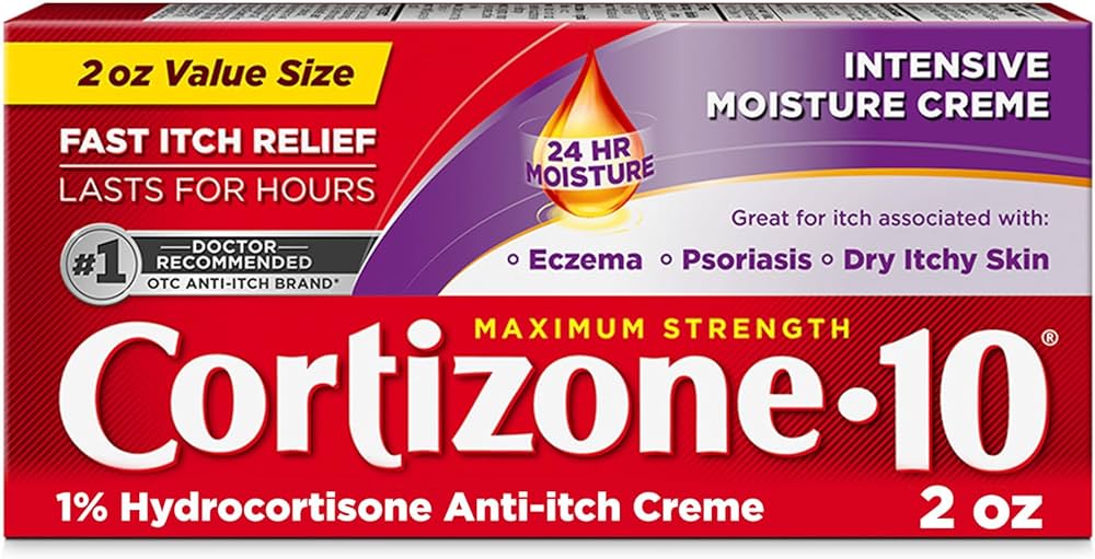 Cortizone 10 Maximum Strength Intensive Moisture Cream - 2oz/36pk