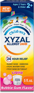 Children's Xyzal Allergy 24 hour Oral Solution Bubblegum - 5oz/24pk