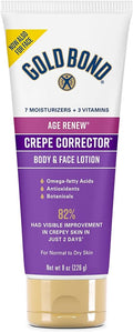 Gold Bond Age Renew Crepe Corrector Body & Face Lotion - 8oz/6pk