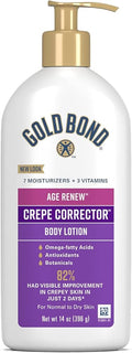 Gold Bond Age Renew Crepe Corrector Body & Face Lotion - 14oz/3pk
