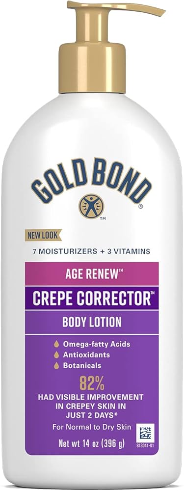 Gold Bond Age Renew Crepe Corrector Body & Face Lotion - 14oz/3pk