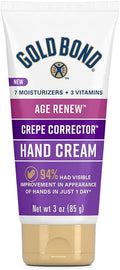 Gold Bond Age Renew Crepe Corrector Hand Cream - 3oz/6pk