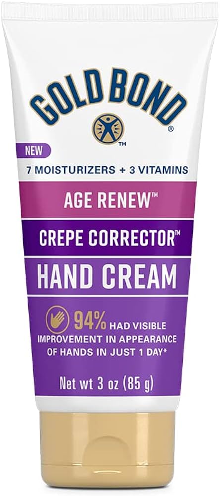 Gold Bond Age Renew Crepe Corrector Hand Cream - 3oz/6pk