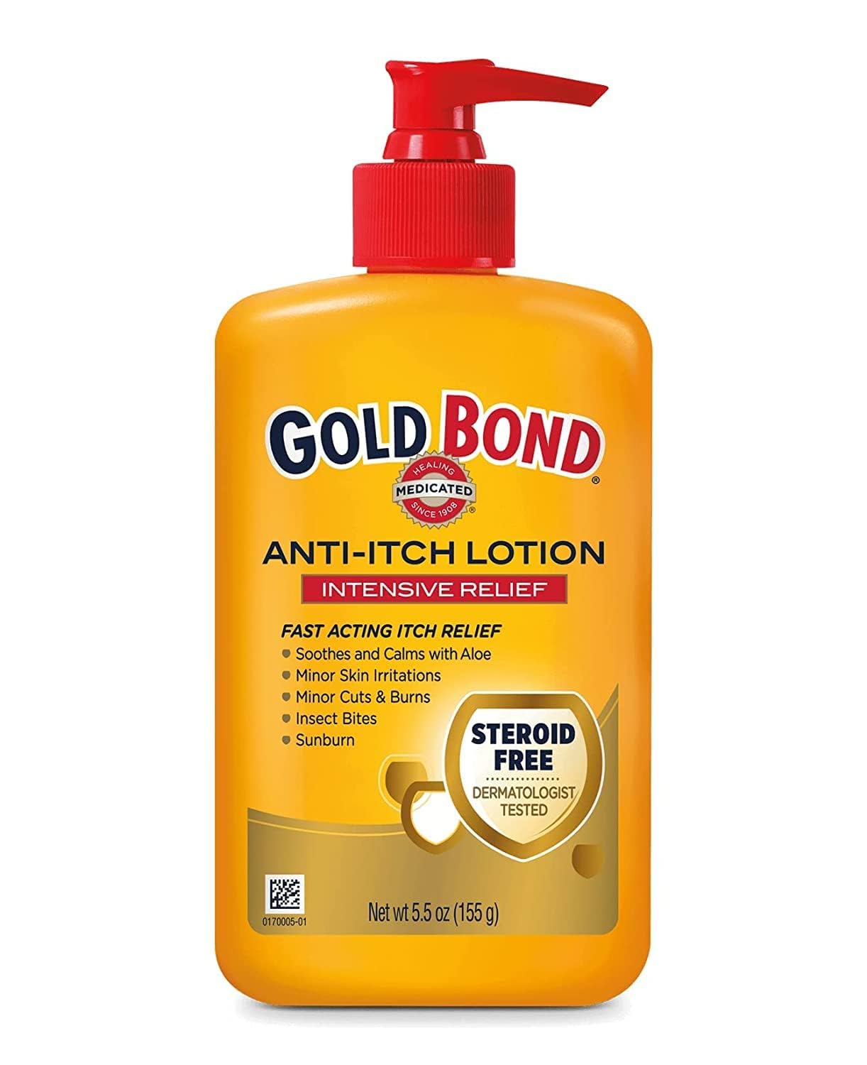 Gold Bond Medicated Anti-Itch Lotion Intensive Relief - 5.5oz/4pk
