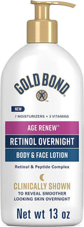 Gold Bond Age Renew Retinol Overnight Body & Face Lotion - 13oz/3pk