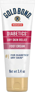 Gold Bond Diabetics' Dry Skin Relief Foot Cream - 3.4oz/4pk