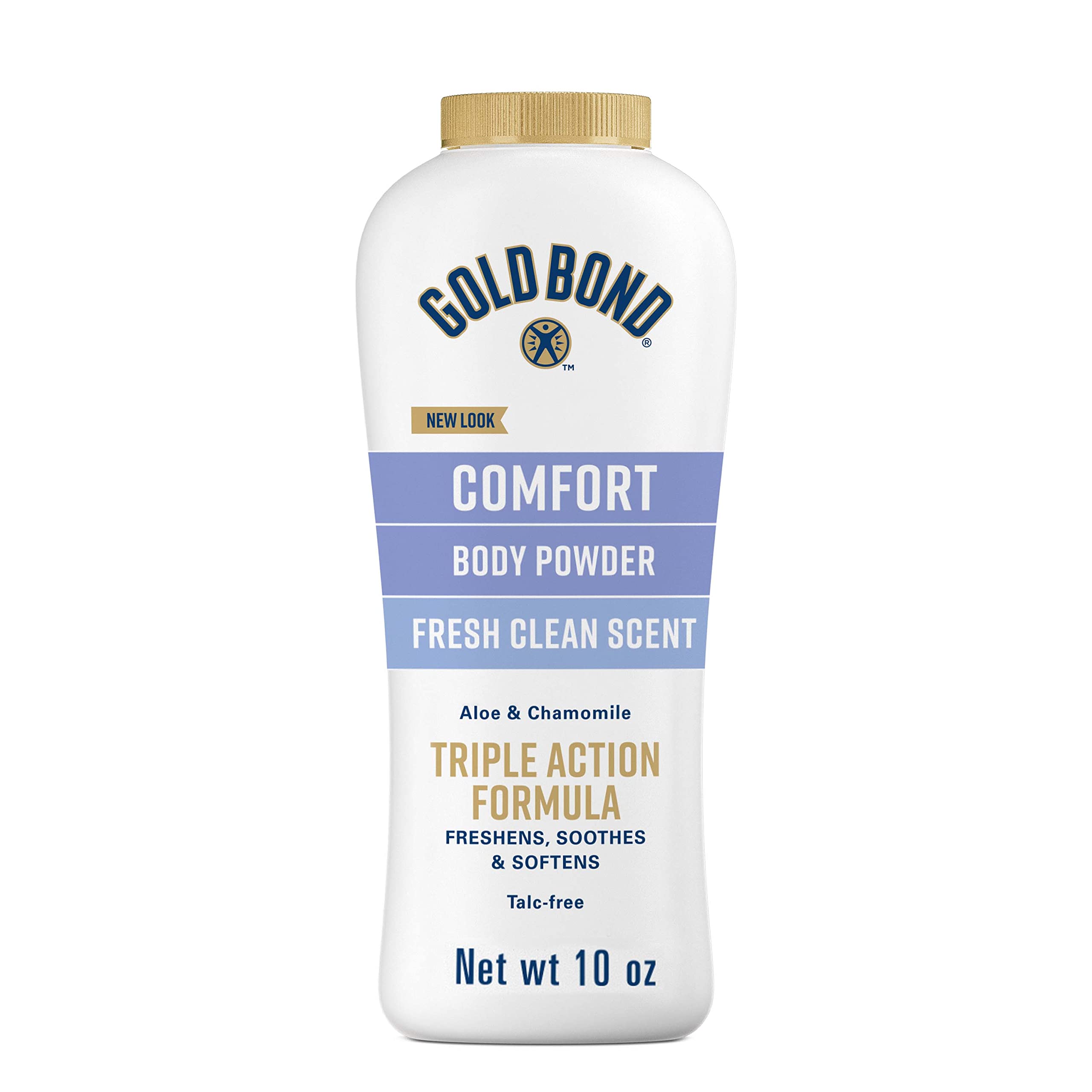Gold Bond Comfort Body Powder Fresh Clean Scent - 10oz/3pk