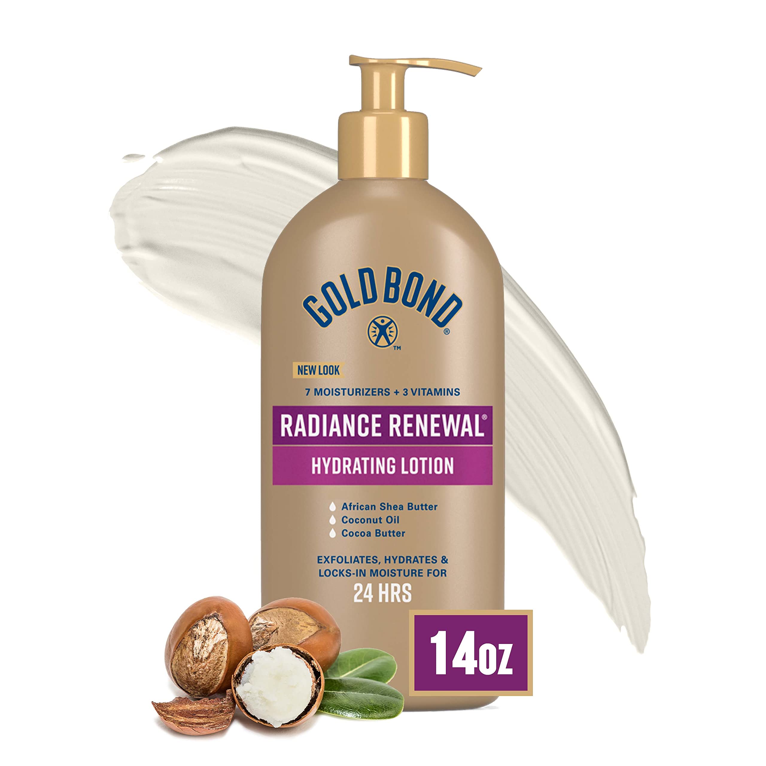 Gold Bond Hydrating Lotion Cocoa Butter Glow - 14oz/3pk
