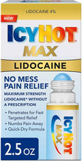 Icy Hot Max Strength No Mess Pain Relief Applicator Plus Lidocaine - 2.5oz/24pk