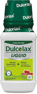 Dulcolax Liquid Laxative Cherry Flavor -12oz/24pk