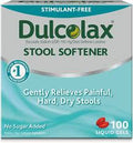 Dulcolax Stool Softener Laxative Liquid Gels - 100ct/24pk
