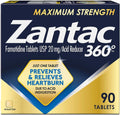 Zantac 360 Acid Reducer Tablets (20mg) - 90ct/24pk