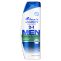 Head and Shoulders Mens 2 in 1 Dandruff Shampoo and Conditioner Refreshing Menthol for Daily Use - 12.5oz/6pk