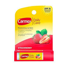 Carmex Daily Care Strawberry Flavor with SPF15 RTE Stick (RRP) - 0.15oz/12pk