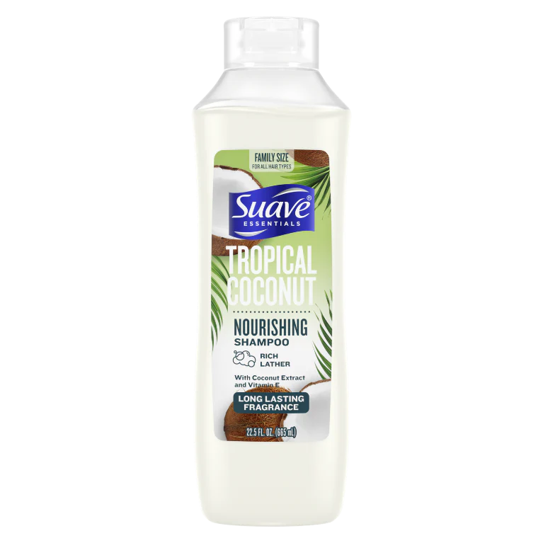 Suave Essentials Tropical Coconut Nourishing Shampoo - 22.5oz/6pk
