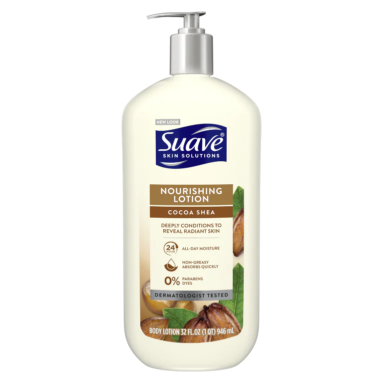 Suave Nourishing Lotion Cocoa Shea - 32oz/4pk