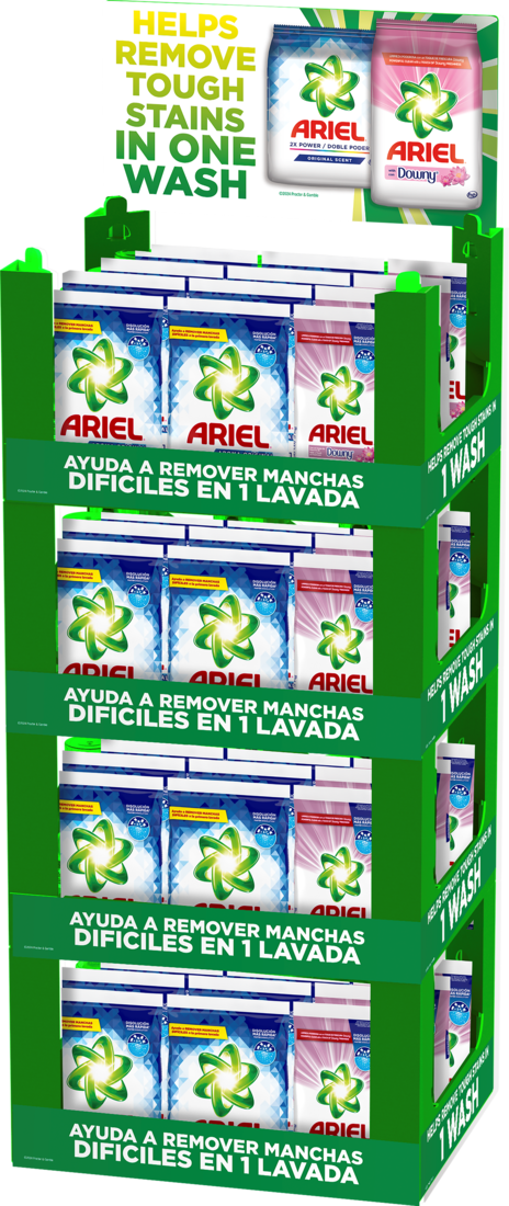 Ariel Powder Detergent Display Mix ( Downy Freshness 105.8oz/12ct , Downy Original 141oz/12ct ) - 24pk