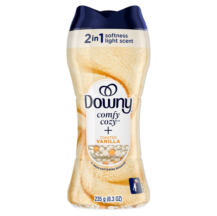 Downy Blends In-Wash Laundry Scent Booster Beads Toasted Vanilla Scent Fabric Sottener Beads And Freshness - 8.3oz/4pk
