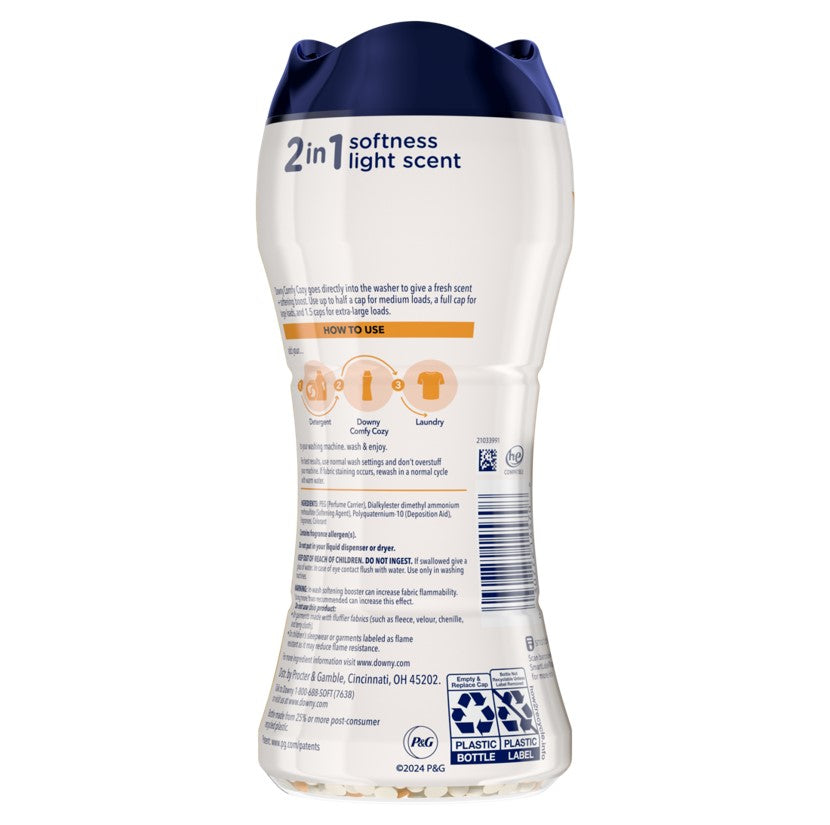 Downy Blends In-Wash Laundry Scent Booster Beads Toasted Vanilla Scent Fabric Sottener Beads And Freshness - 8.3oz/4pk