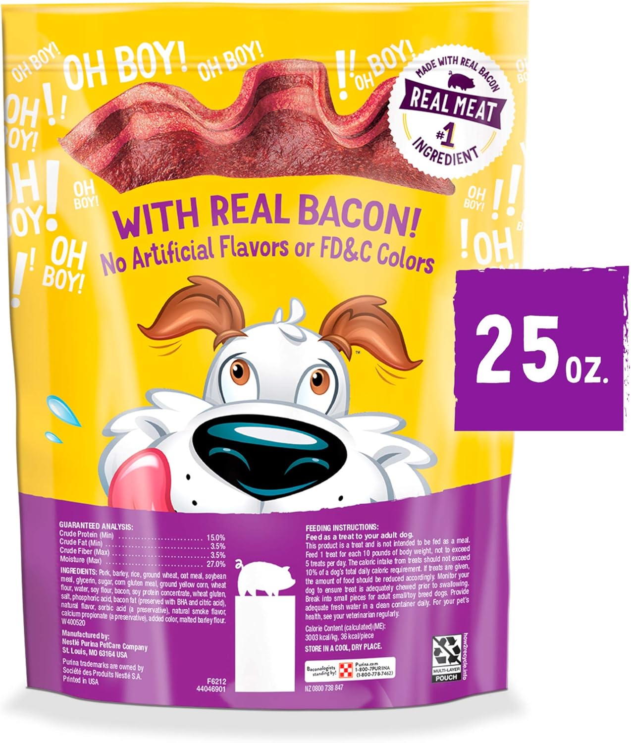 Purina Beggin' Strips Dog Treats Original With Bacon Flavor - 25oz/4pk