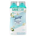 Secret Dry Spray Aluminum Free Deodorant for Women Midnight Jasmine (2 Pack) - 4.1oz/6pk