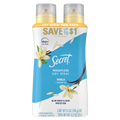 Secret Dry Spray Antiperspirant Deodorant Vanilla and Argan Oil Twin Pack - 4.1oz/6pk