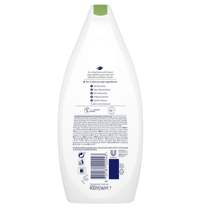 Dove Body Wash - Replenishing With Oat Milk & Maple Syrup - 13.5oz(400ml)/6pk