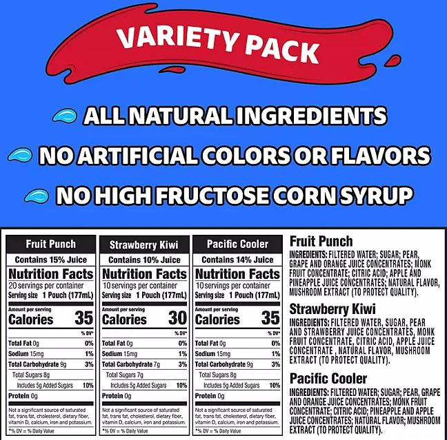 Capri Sun Drink Variety Pack - 6oz/40pk