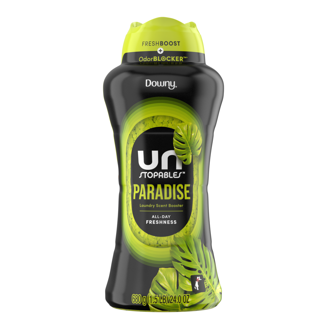 Downy Unstopables In Wash Scent Booster Beads Paradise Scent Laundry Beads For Odor Protection Downy Scent Booster Beads Laundry Scent Boosters - 24.0oz/4pk